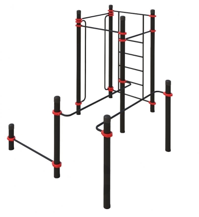 Спортивный комплекс PARASTECTER LITE, опорный столб 76х3 мм оптом, фото 3