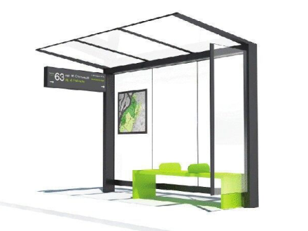 Остановка общественного транспорта (оц) ООТ-1(3)а.00.00 оптом, фото 1