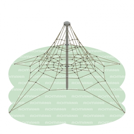 Канатный лаз (бежевый канат + черный крепеж) Romana 601.01.01 оптом, фото 1