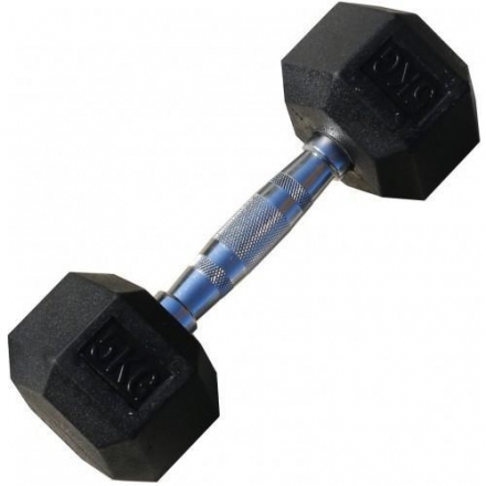 Гантель гексагональная обрезиненная ZSO, 5 кг оптом, фото 1