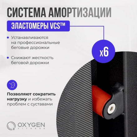 Беговая дорожка домашняя OXYGEN FITNESS M-CONCEPT SPORT (SMOKY) оптом, фото 9