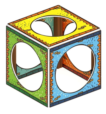 Домик Кубик (Город) - МФ 10.01.14-02 оптом, фото 4