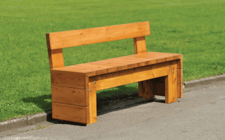 Скамья Трек со спинкой оптом, фото 1