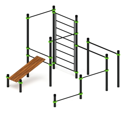 Воркаут 108 зеленый ВТ 12.21-02 оптом, фото 2