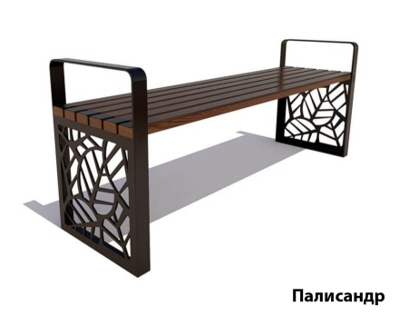 Парковая скамейка Севастополь, Лиственница (без спинки) 0,6 м оптом, фото 5