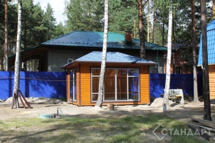Беседка деревянная №21 закрытого типа 4х5м Под ключ оптом, фото 2