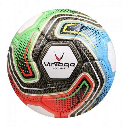 Мяч футбольный VINTAGE Multistar V900, р.5 оптом, фото 1
