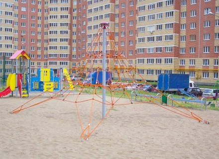 Канатный лаз (красный канат + черный крепеж) Romana 601.01.00 оптом, фото 3