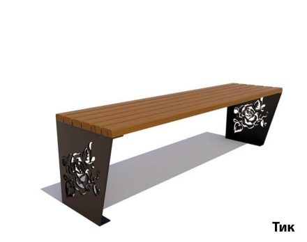 Банкетка Роза, Сосна 1,5 м оптом, фото 2