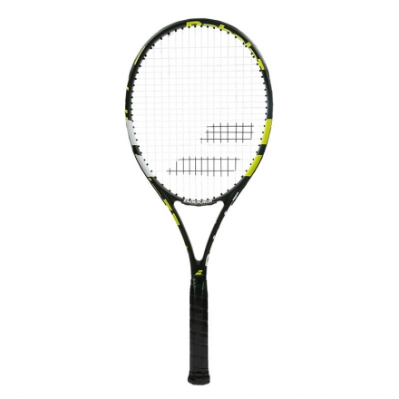 Ракетка б/т BABOLAT Evoke 102 Gr2, арт.121203-271, для любит., композит,со струнами, черн-желт-бел оптом, фото 1