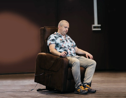 Массажное кресло EGO Lift Chair 4004 Шоколад оптом, фото 8