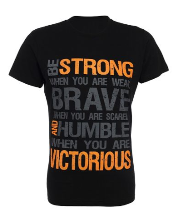 Футболка FIGHTPOINT 07 BK BE Strong оптом, фото 1