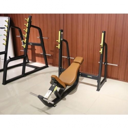 E-1042В Скамья-стойка для жима под углом вверх (Olympic Bench Incline) оптом, фото 2