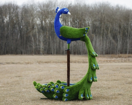 Топиари Павлин клумба-пруд - газон Premium оптом, фото 4