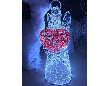 Световая фигура Ангел a003 оптом, фото 3