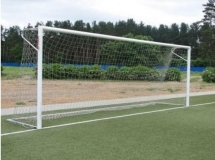 Ворота юниорфутбол ПРОФИ 5х2 м, стационарные, стальные, Д 89 мм. мод.С