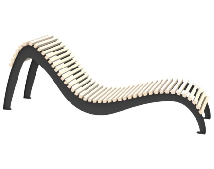 Скамейка парковая SF-S12 оптом, фото 3