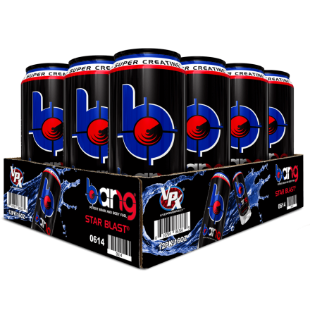 Энергетический напиток &quot;БЭНГ&quot; Фруктовый напиток VPX BANG 473мл Star Blast  оптом, фото 3