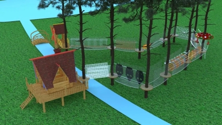 Веревочный парк Лагуна оптом, фото 1