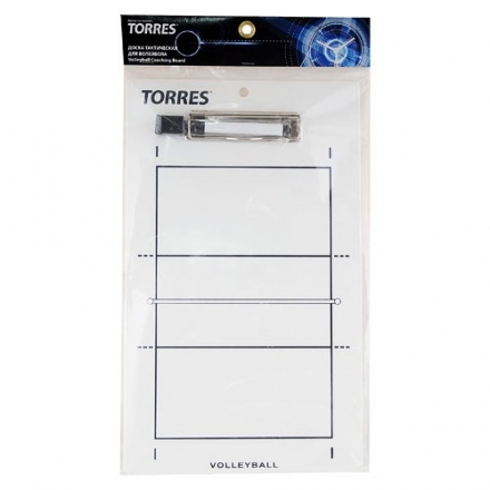 Такт. доска для вол. &quot;TORRES&quot;, арт.TR1001V, маркерная, с зажимом, в компл. маркер, белая оптом, фото 1