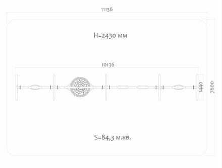 Качели Н24.043013 металлические для детской площадки оптом, фото 2