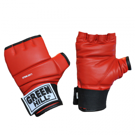 Шингарты &quot;GREEN HILL&quot; арт. CFBM-2077-XL-RD, р.XL, нат. кожа, красные оптом, фото 1