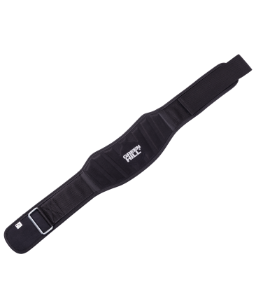 Пояс для тяжелой атлетики WLB-6732A, текстиль, S-XL, черный оптом, фото 1