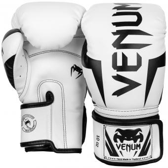 Перчатки боксерские Venum Elite White/Black оптом, фото 1