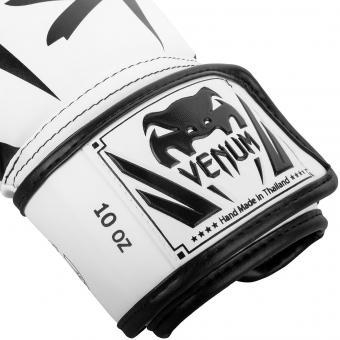 Перчатки боксерские Venum Elite White/Black оптом, фото 2