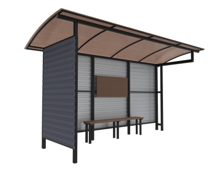 Автобусный павильон &quot;Стандарт-П2&quot; оптом, фото 3