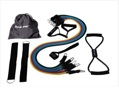 Эспандер трубчатый резиновый, Kylin Sport 100 с пятью жгутами оптом, фото 1