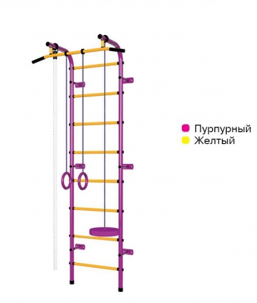 Спортивный комплекс Пионер С1Н пупрурно/жёлтый оптом, фото 1