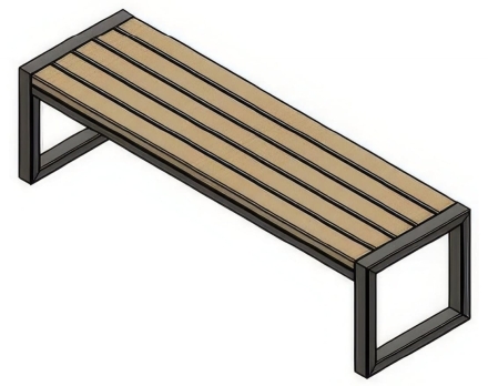 Скамейка парковая SF-S13 оптом, фото 1