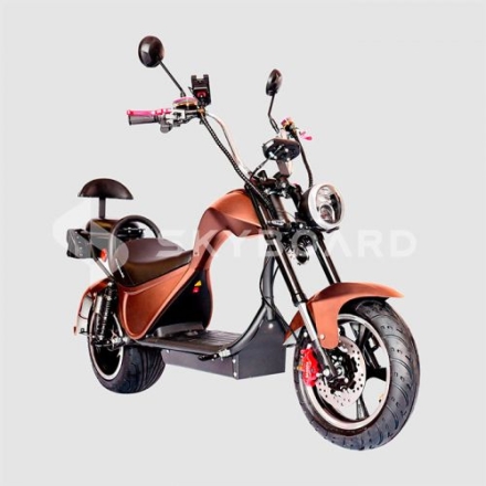 Электроскутер Citycoco SkyBoard Enisei Chopper 3000 PRO (коричневый) оптом, фото 1