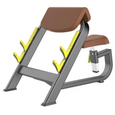 E-1044В Скамья для бицепса с сиденьем. Скамья Скотта (Seated Preacher Curl) оптом, фото 1