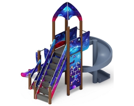 Детская игровая площадка Космопорт Космос ДИК 2.14.04-12 H=750 H=2000 оптом, фото 4