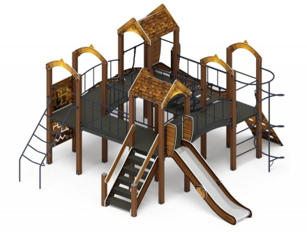 Детская игровая площадка Дворик детства Эко ДИК 2.01.4.01-02 H=1200 оптом, фото 1