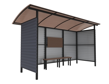 Автобусный павильон &quot;Стандарт-П3&quot; оптом, фото 3