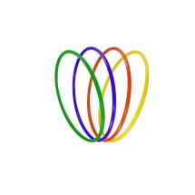 Обруч пластиковый 100 см