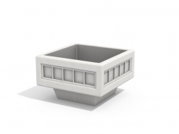 МФ 6.10 Вазон квадратный, фото 1