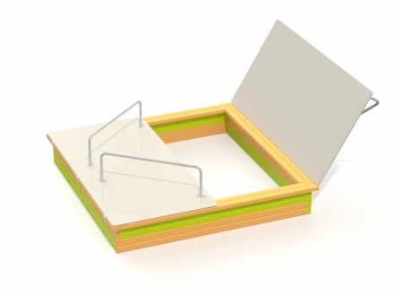 МФ 3.022 Песочница Распашная 2000х2000 мм оптом, фото 4