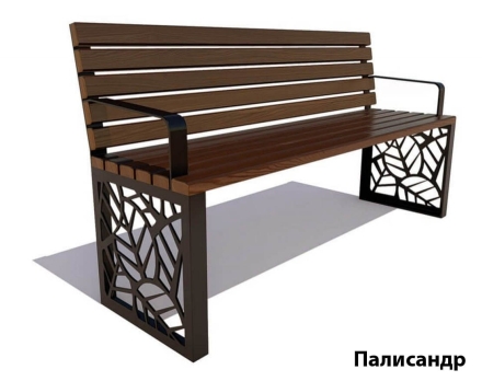 Парковая скамейка Севастополь, Сосна 1,8 м оптом, фото 5