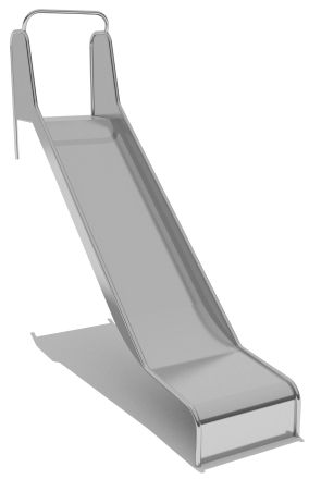 Горка из нержавеющей стали ГГН-500.1250.003 для детской площадки оптом, фото 1