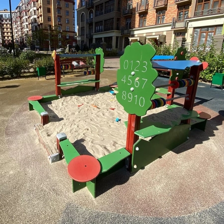 Песочница ВСТ 5659 со счетами для детской площадки оптом, фото 6