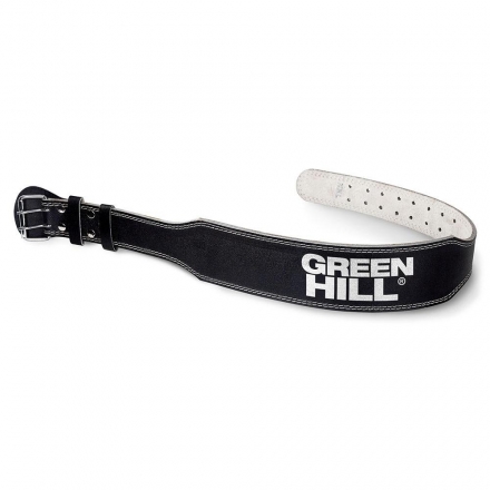 Пояс тяжелоатлетический &quot;GREEN HILL&quot; , 4 дюйма, размер M (дл.105 см), черный оптом, фото 1
