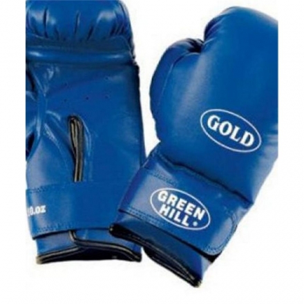Перчатки GOLD синие BGG-2030 (10oz) оптом, фото 2