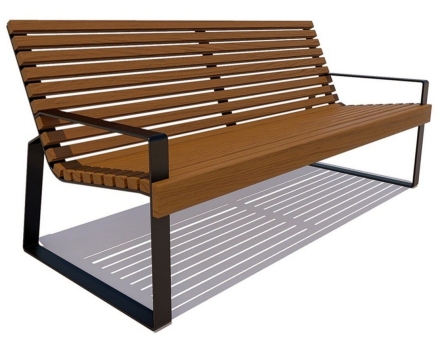 Парковая скамейка Белгород, Лиственница 1,5 м оптом, фото 4