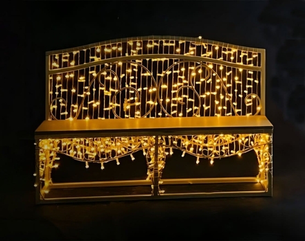 Световая фигура Скамейка f019 оптом, фото 1