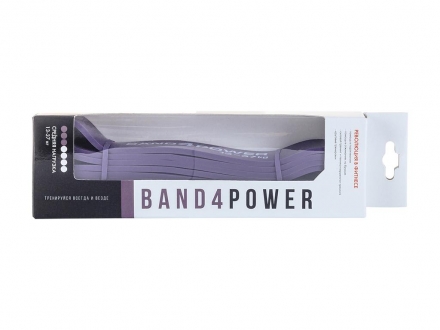 Фиолетовая резиновая петля Band ширина 32 мм﻿, нагрузка 13-37 кг оптом, фото 6