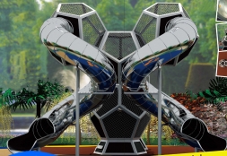 Комплекс Робокоп с двумя горками, фото 1 Комплекс Робокоп с двумя горками, фото 1